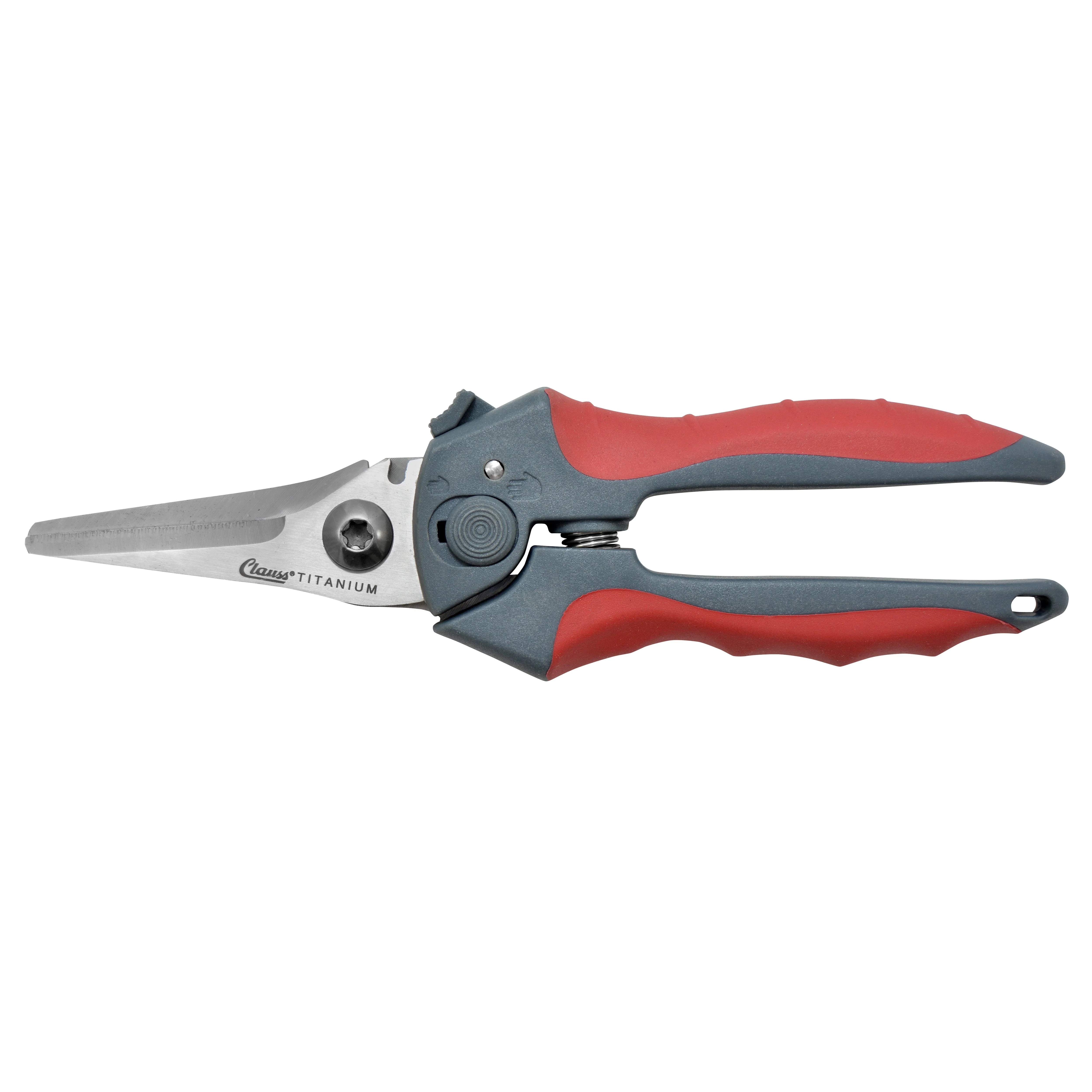 Clauss 8" Titanium Straight Spring Assist Snip - Image 13