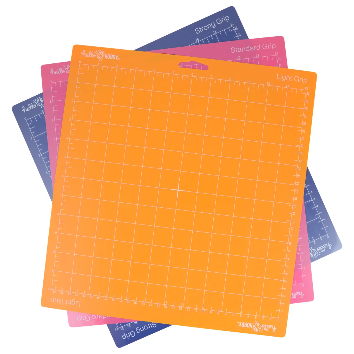 Hello Hobby 12" x 12" Adhesive Cutting Mats Set, Assorted Colors, 3 Pack (55971-PARENT) - Image 5