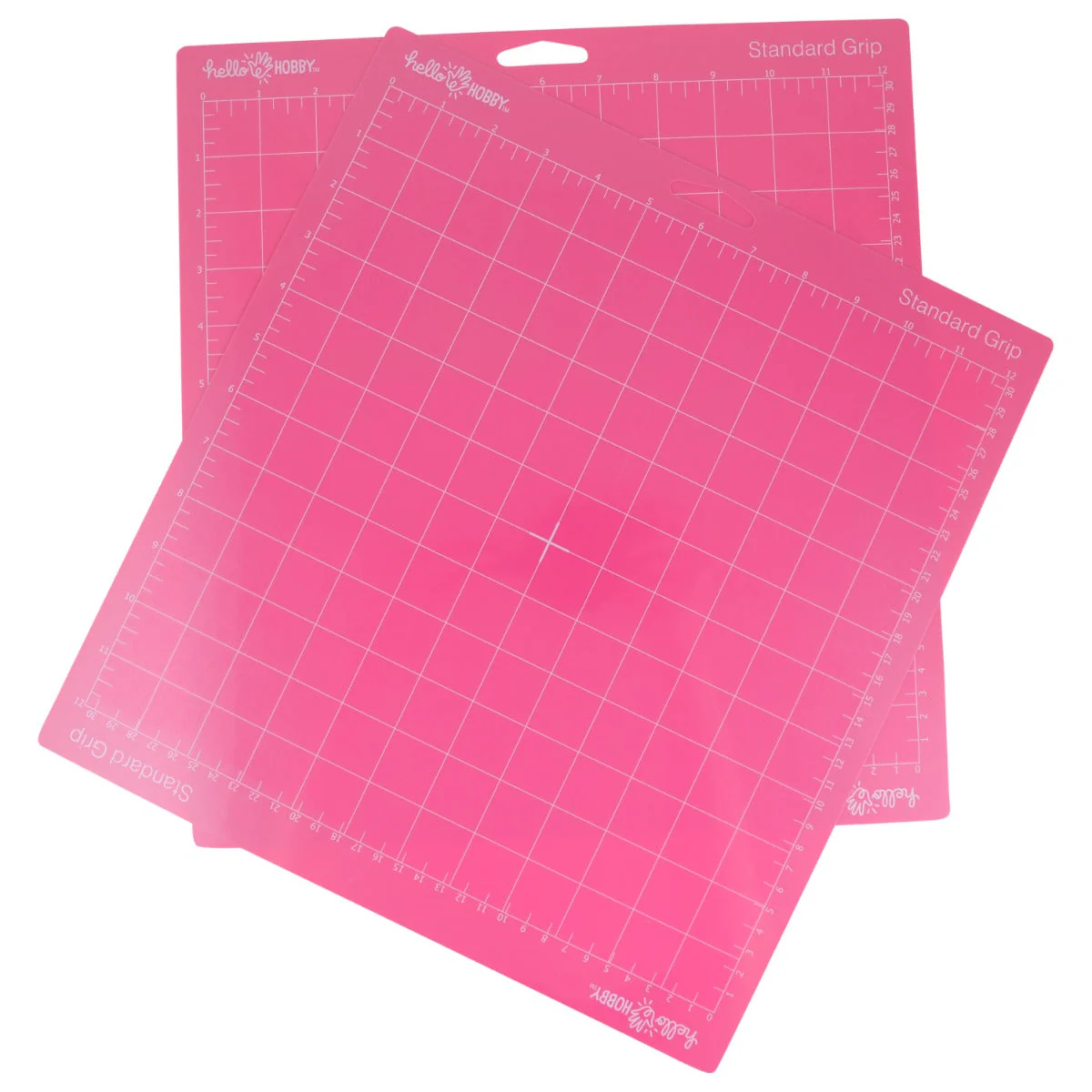 Hello Hobby 12" x 12" Standard Grip Adhesive Cutting Mat, Pink, 2 Count (55970-PARENT) - Image 5