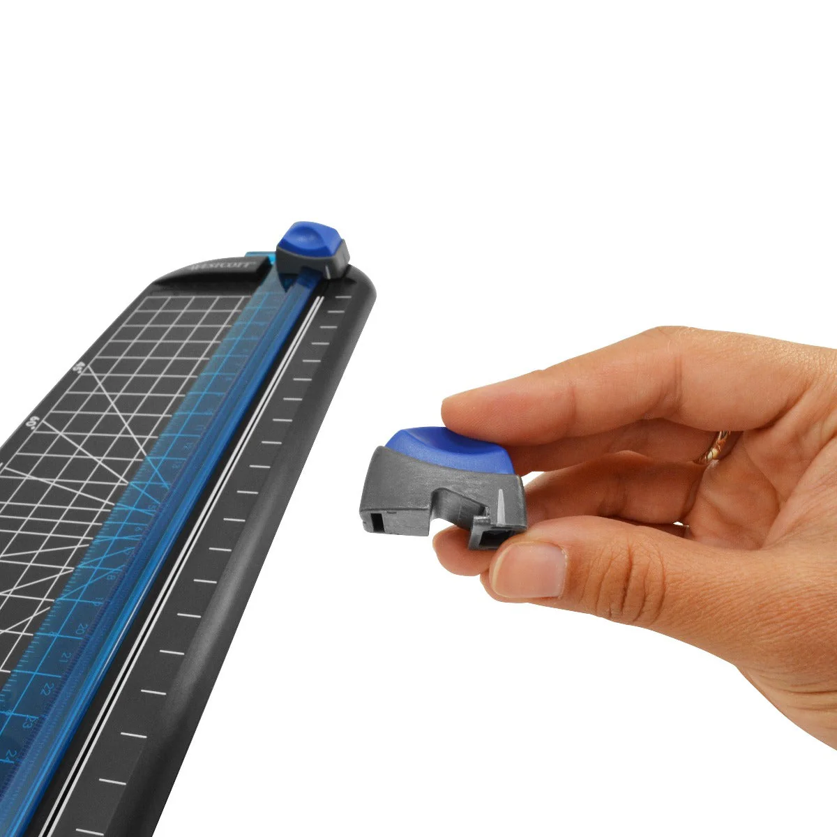 Westcott 12" Multi-Purpose Personal Trimmer with Anti-Microbial Protection (17840-PARENT) - Image 2