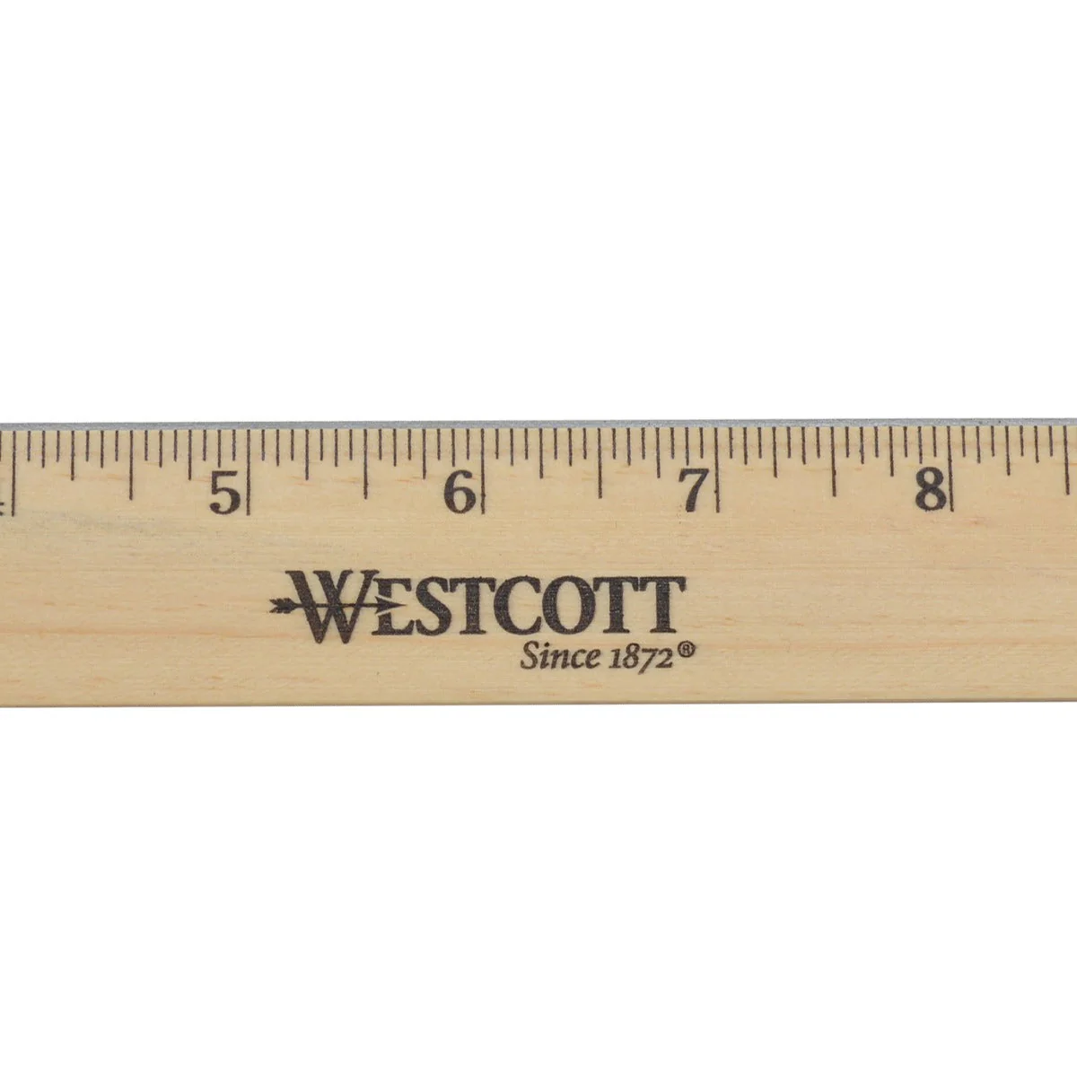 Westcott 12" Wood Ruler, Beveled Edge (05011) - Image 6