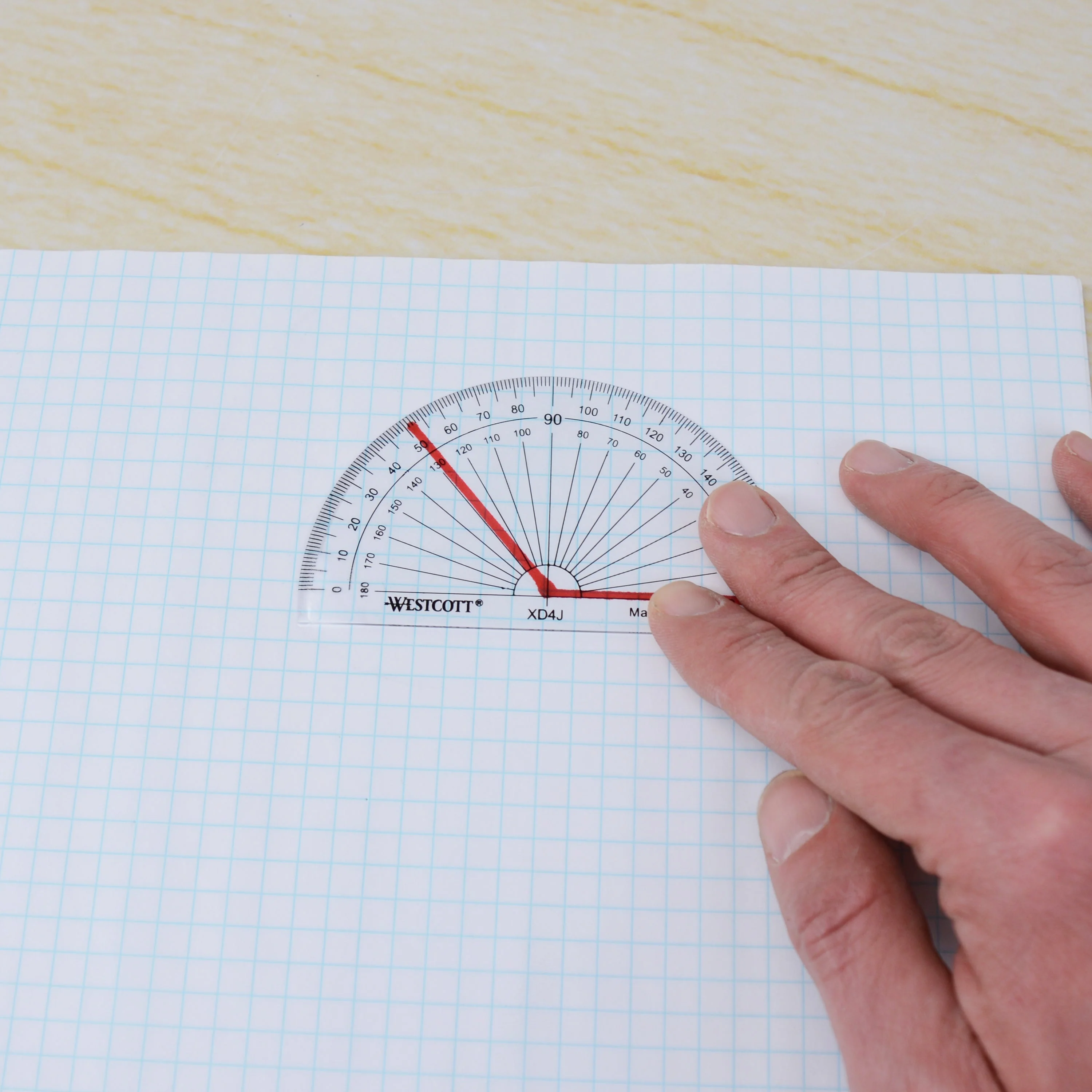 Westcott 180° Protractor, 4-Inch (12925) - Image 5