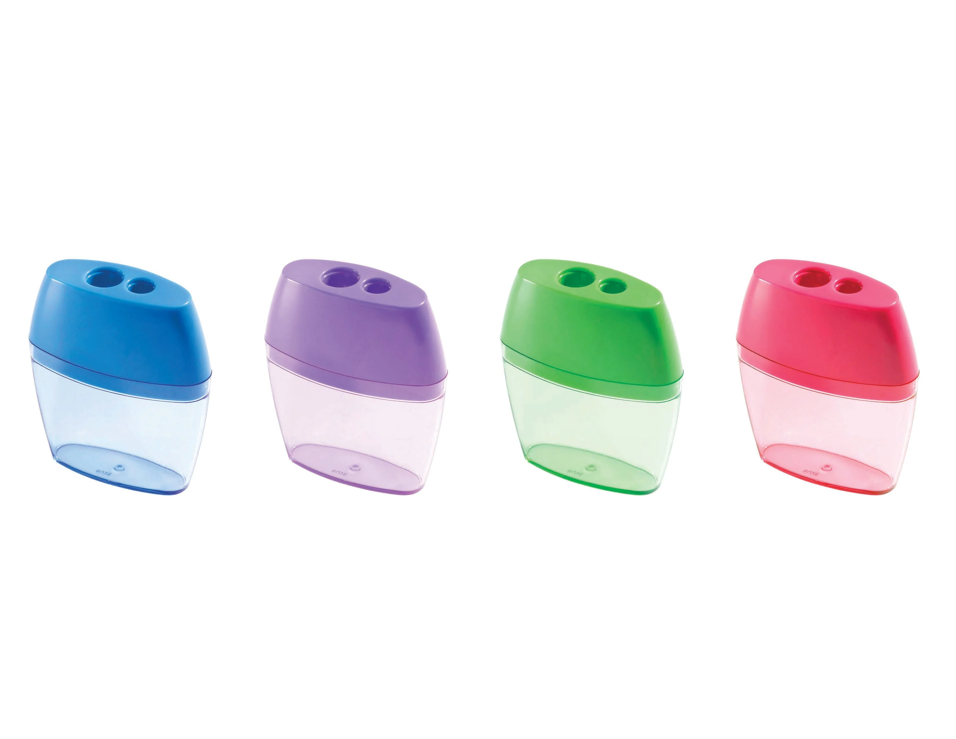 Westcott 2 Hole Crayon and Pencil Sharpener, Assorted Colors (15234)