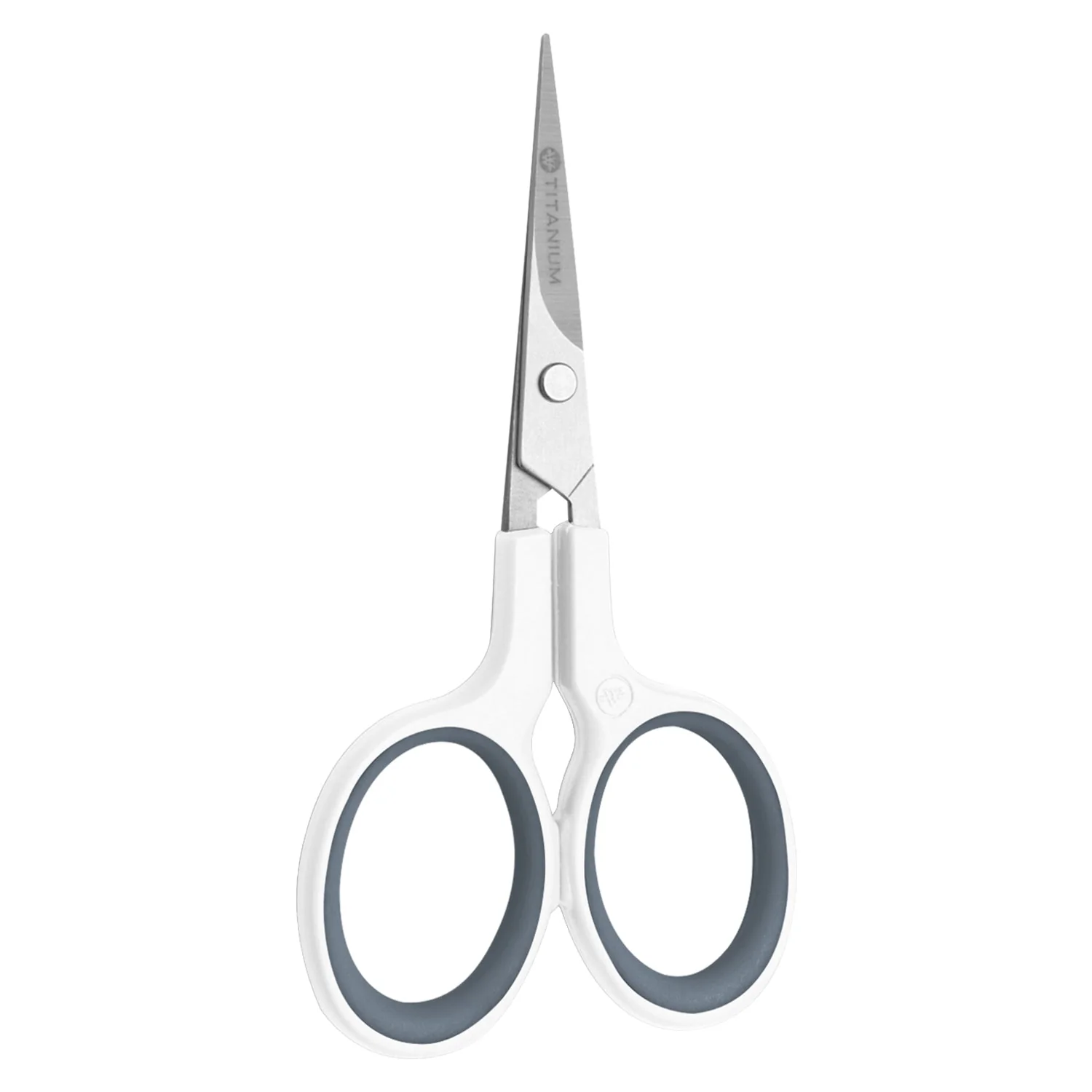 Westcott 4" Titanium Bonded Straight Scissor, White/Gray (15148)