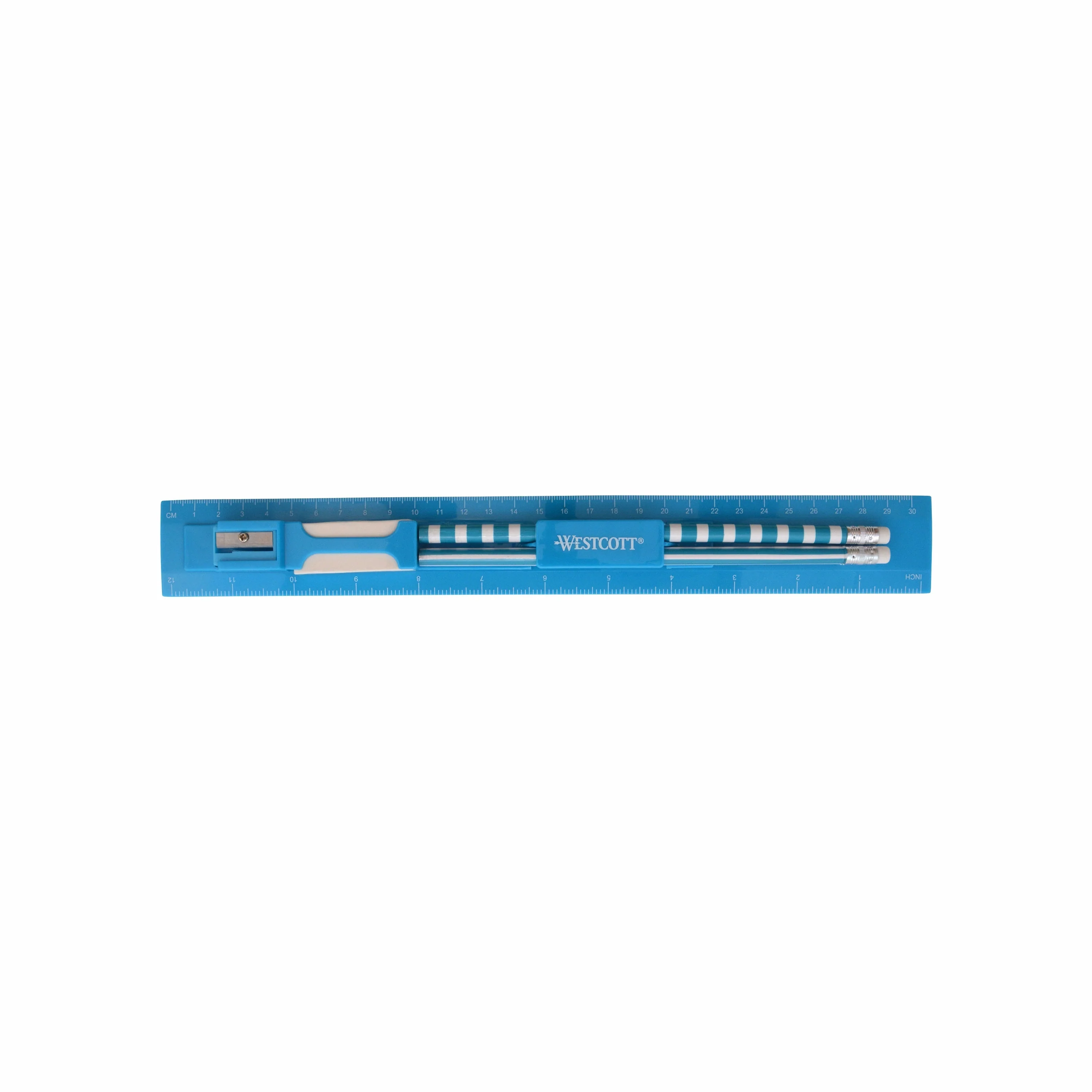 Westcott 5 Piece Ruler Set, Assorted Colors (17601-PARENT)