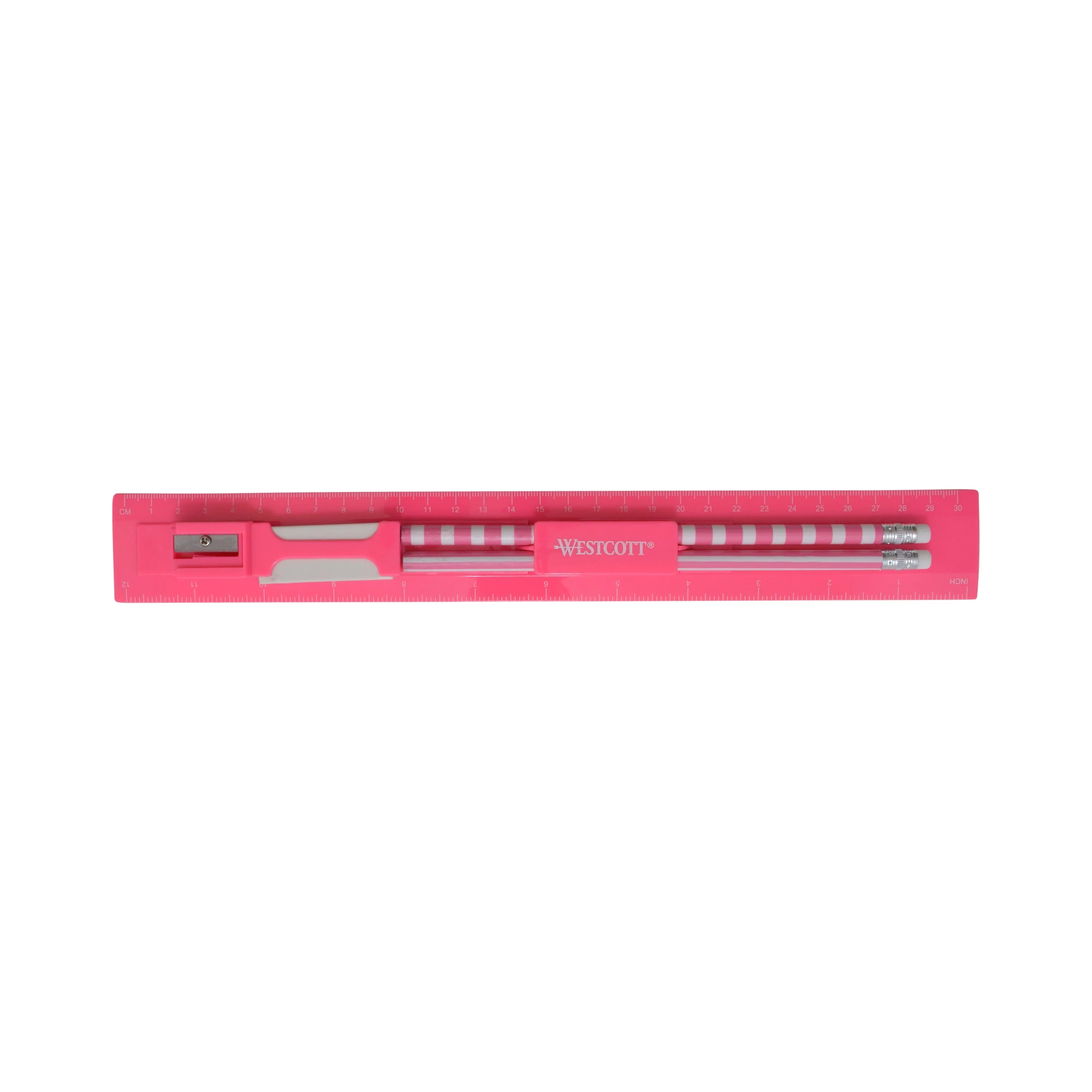 Westcott 5 Piece Ruler Set, Assorted Colors (17601-PARENT) - Image 2