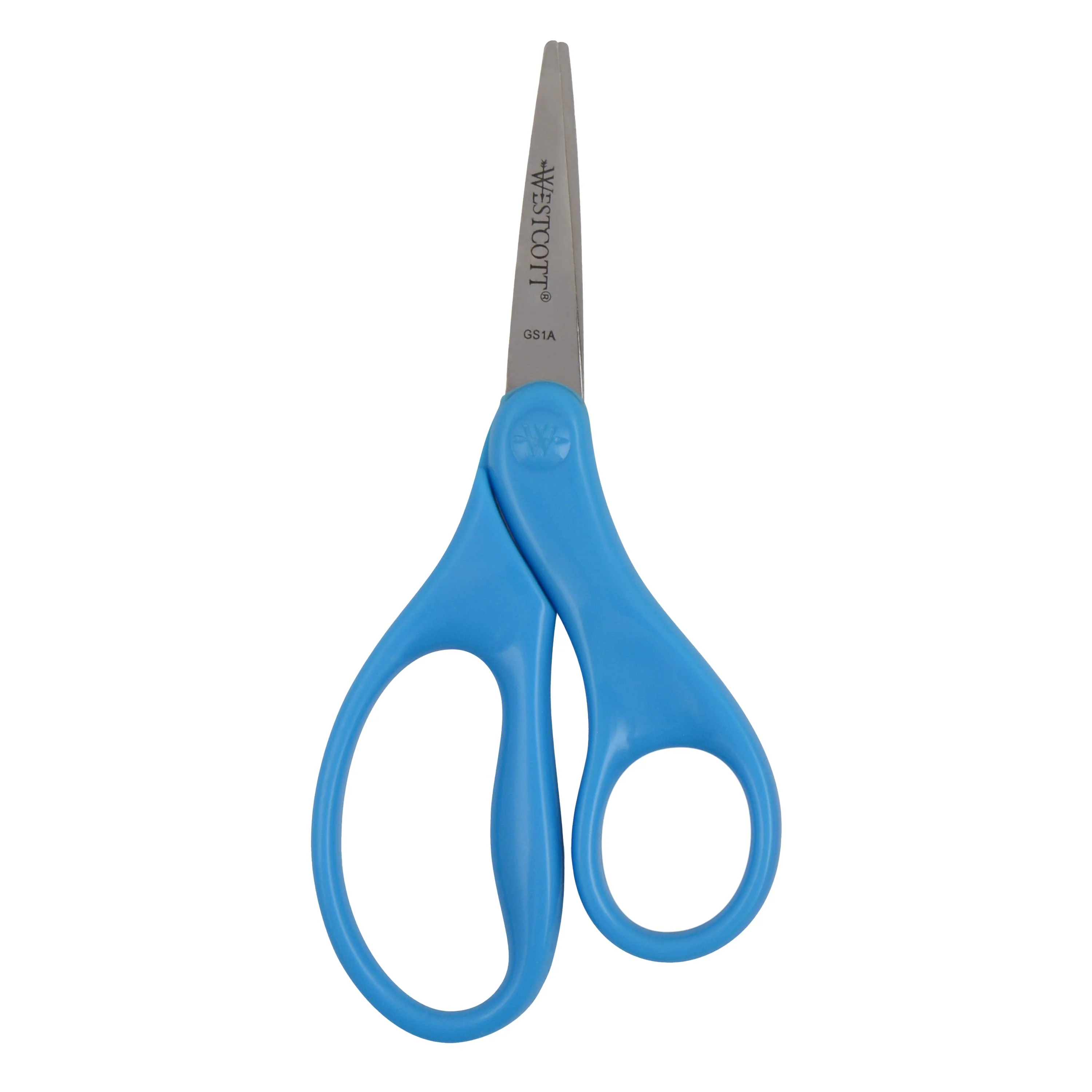 Westcott 5" Pointed-Tip Scissors for Kids Ages 6-8 - Scissors for School or Crafting - Back to School Supplies - Red, Blue (17302-PARENT)