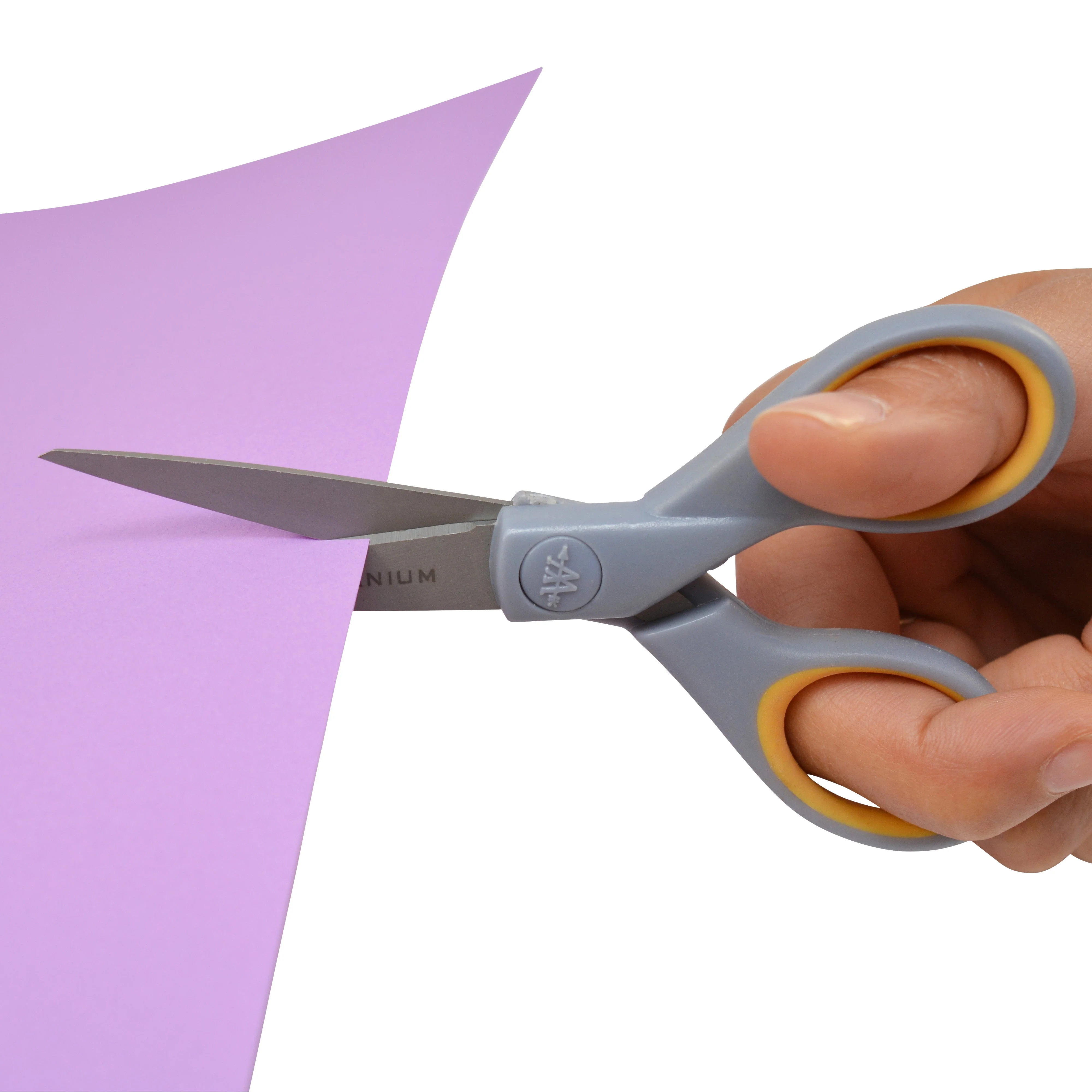 Westcott 5" Pointed Titanium Bonded Scissors With Soft Handle (13525) - Image 4