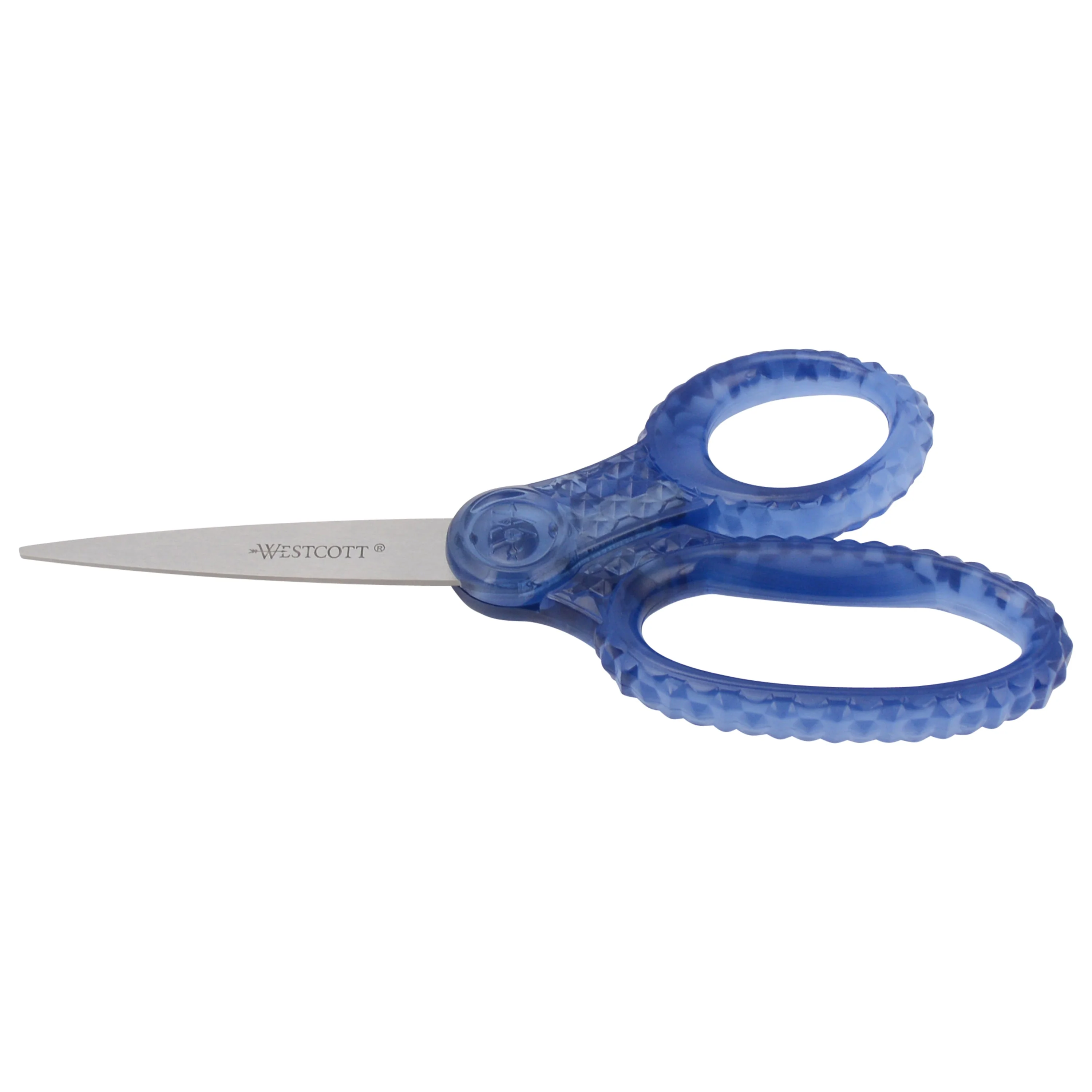 Westcott 7" GEM Crystal-Covered Student Scissors, for Kids Aged 12+ - Scissors for School, Craft, Home, DIY, Classroom - Blue (00705-PARENT) - Image 7