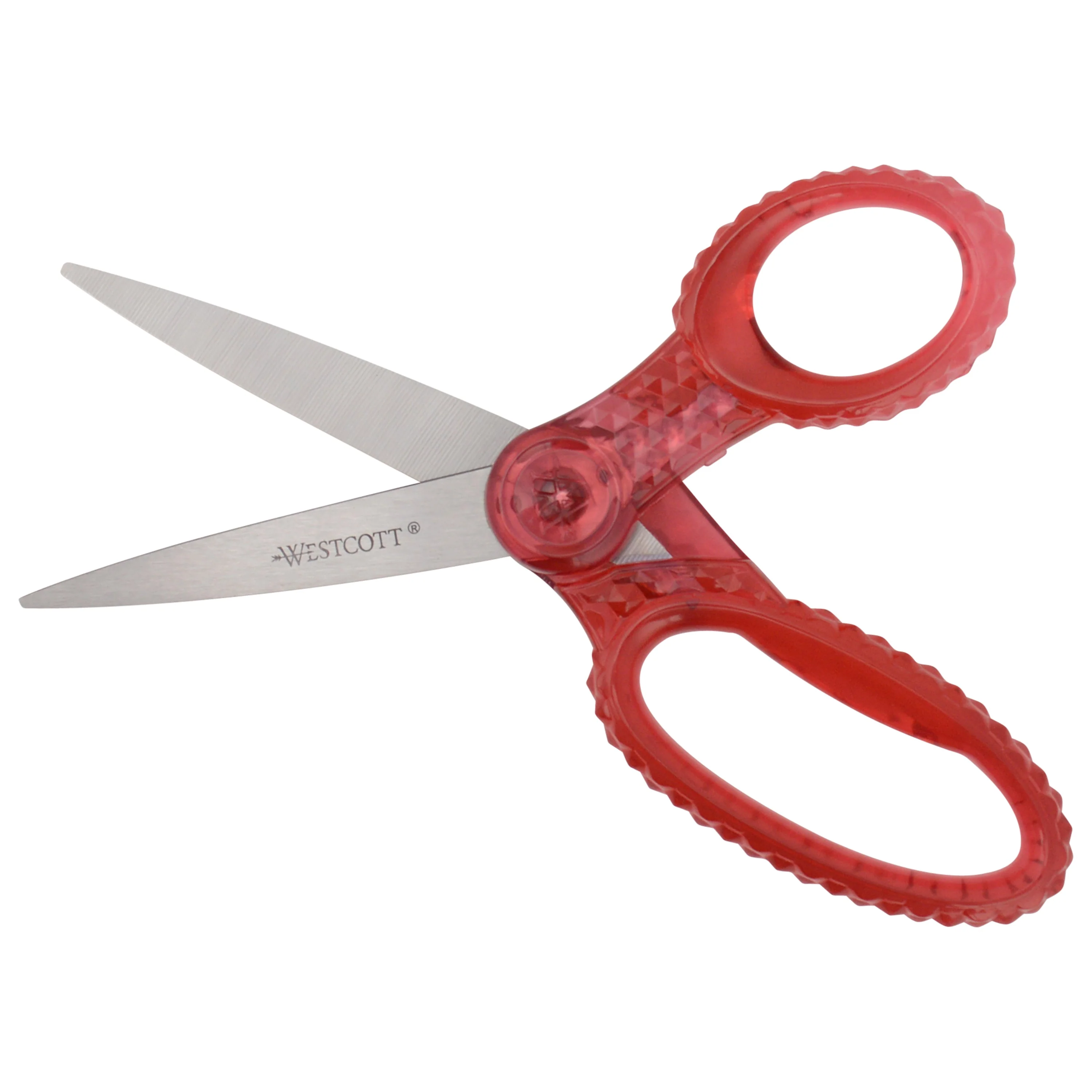 Westcott 7" GEM Crystal-Covered Student Scissors, for Kids Aged 12+ - Scissors for School, Craft, Home, DIY, Classroom - Pink (00704-PARENT) - Image 7