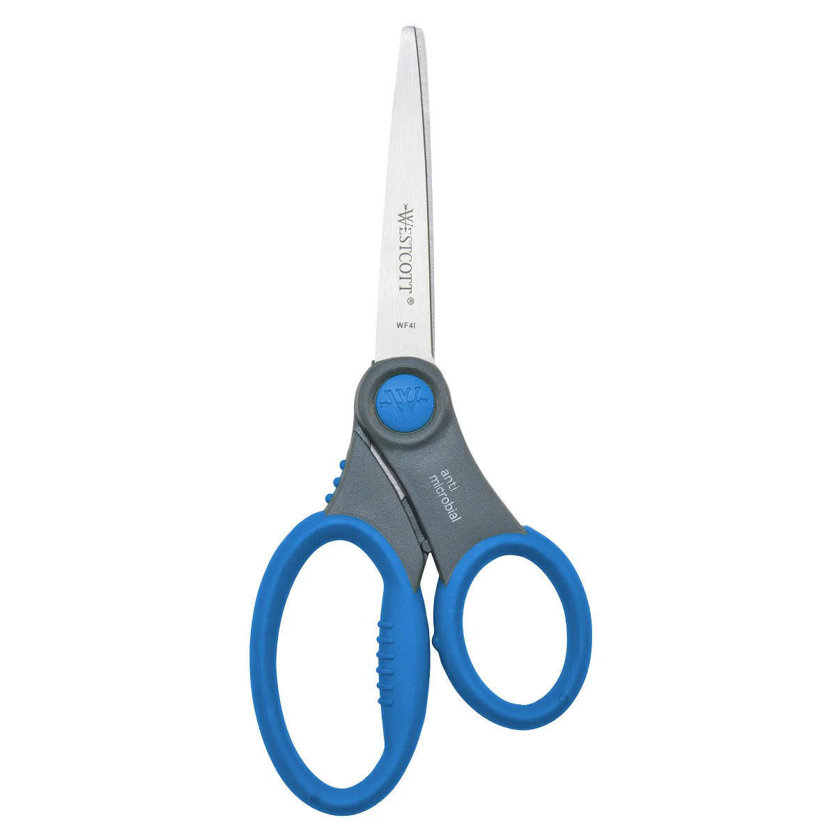 Westcott 7" Soft Handle Student Scissors with Anti-Microbial Protection, Ages 12+, Assorted Colors (14609)