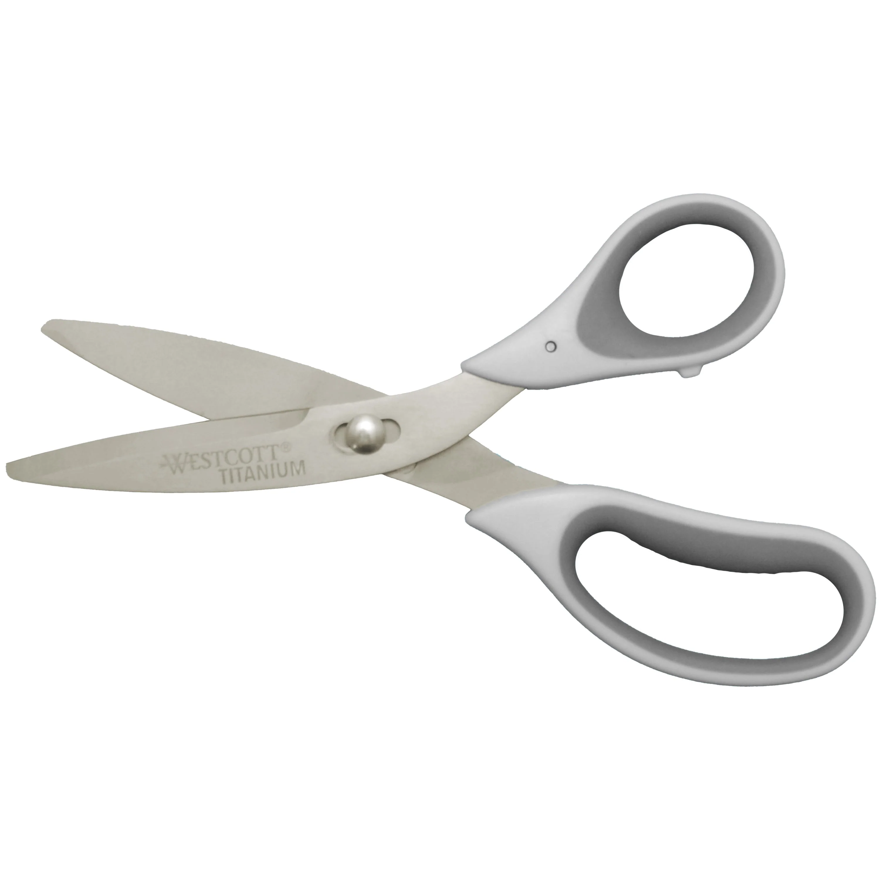 Westcott 8.5" Power Pivot Titanium Bonded Soft Handle High-Leverage Crafting and Fabric Scissors, White (00508) - Image 6