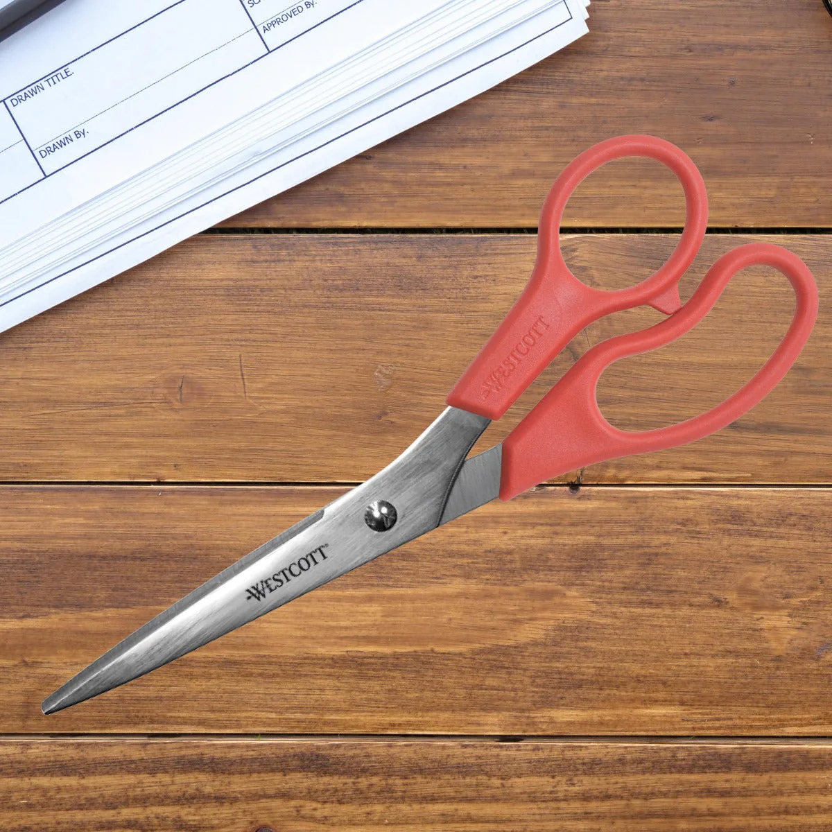Westcott 8" All Purpose Straight Scissors 2pk (14880) - Image 8