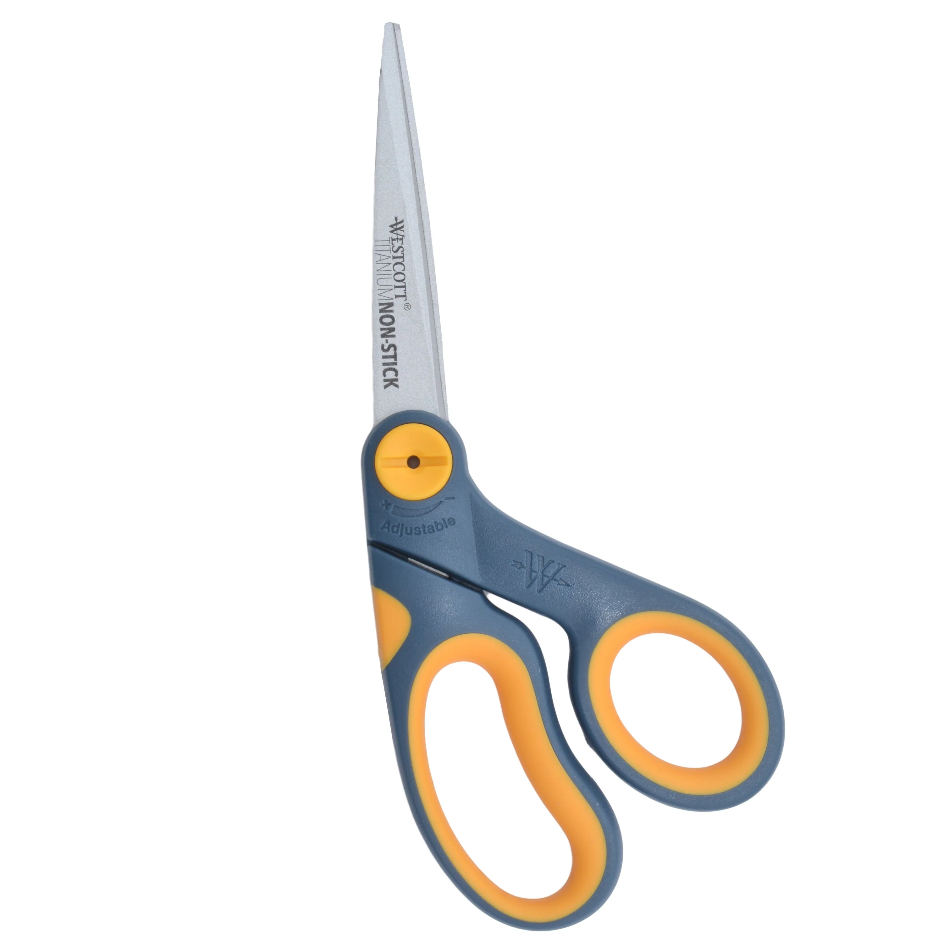 Westcott 8" Bent Titanium Bonded Non-Stick Scissors With Adjustable Glide Feature (14850)