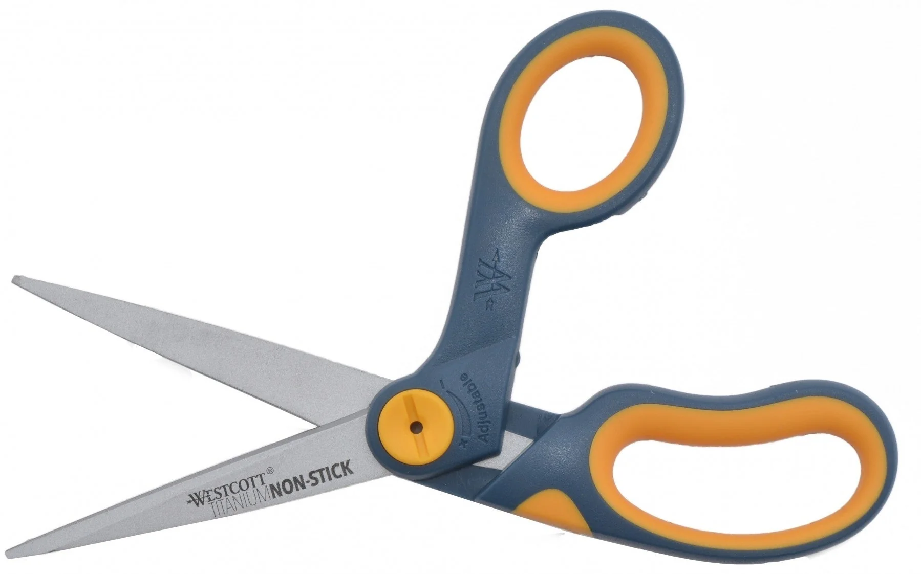 Westcott 8" Bent Titanium Bonded Non-Stick Scissors With Adjustable Glide Feature (14850) - Image 2