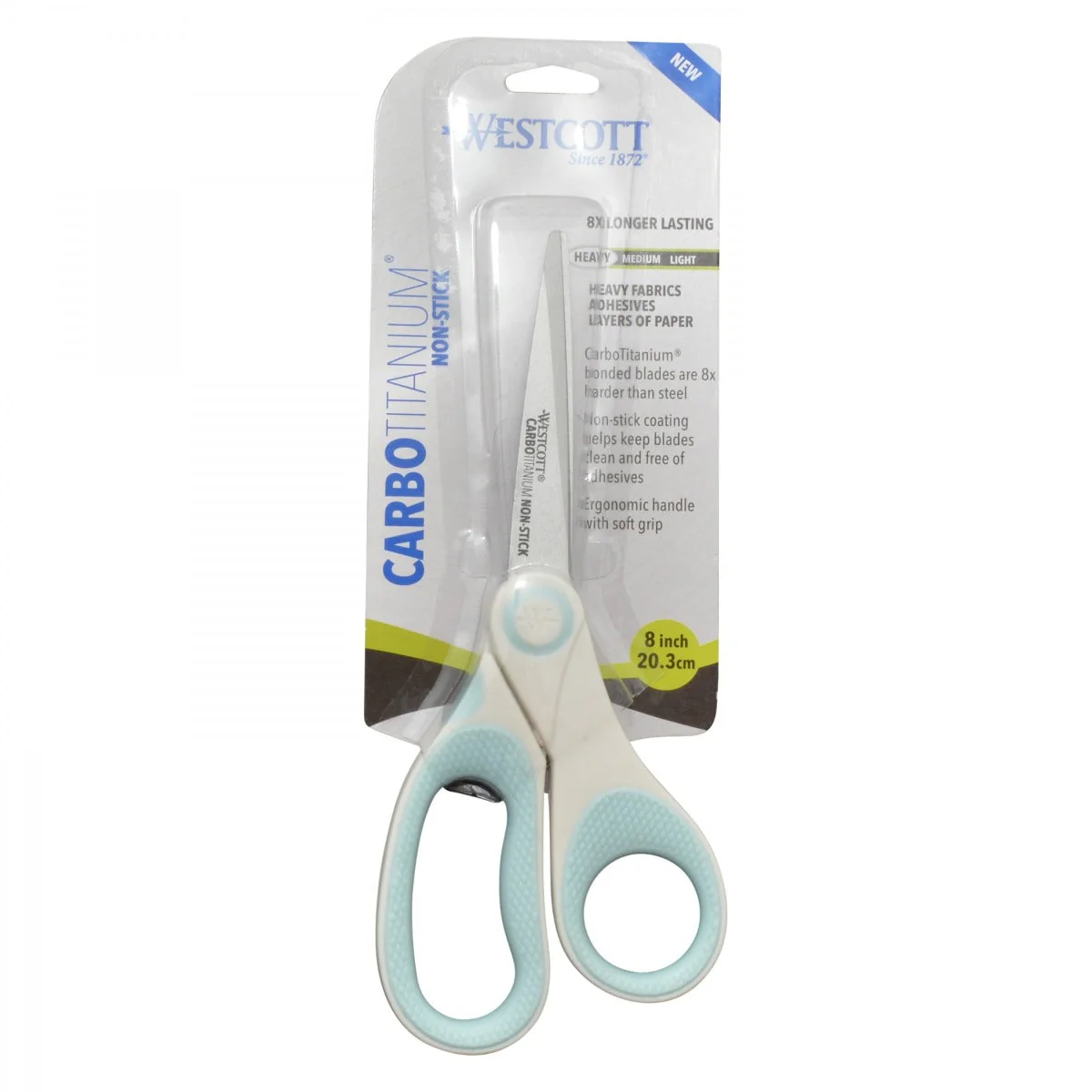Westcott 8" CarboTitanium Non-Stick Scissors (17568)