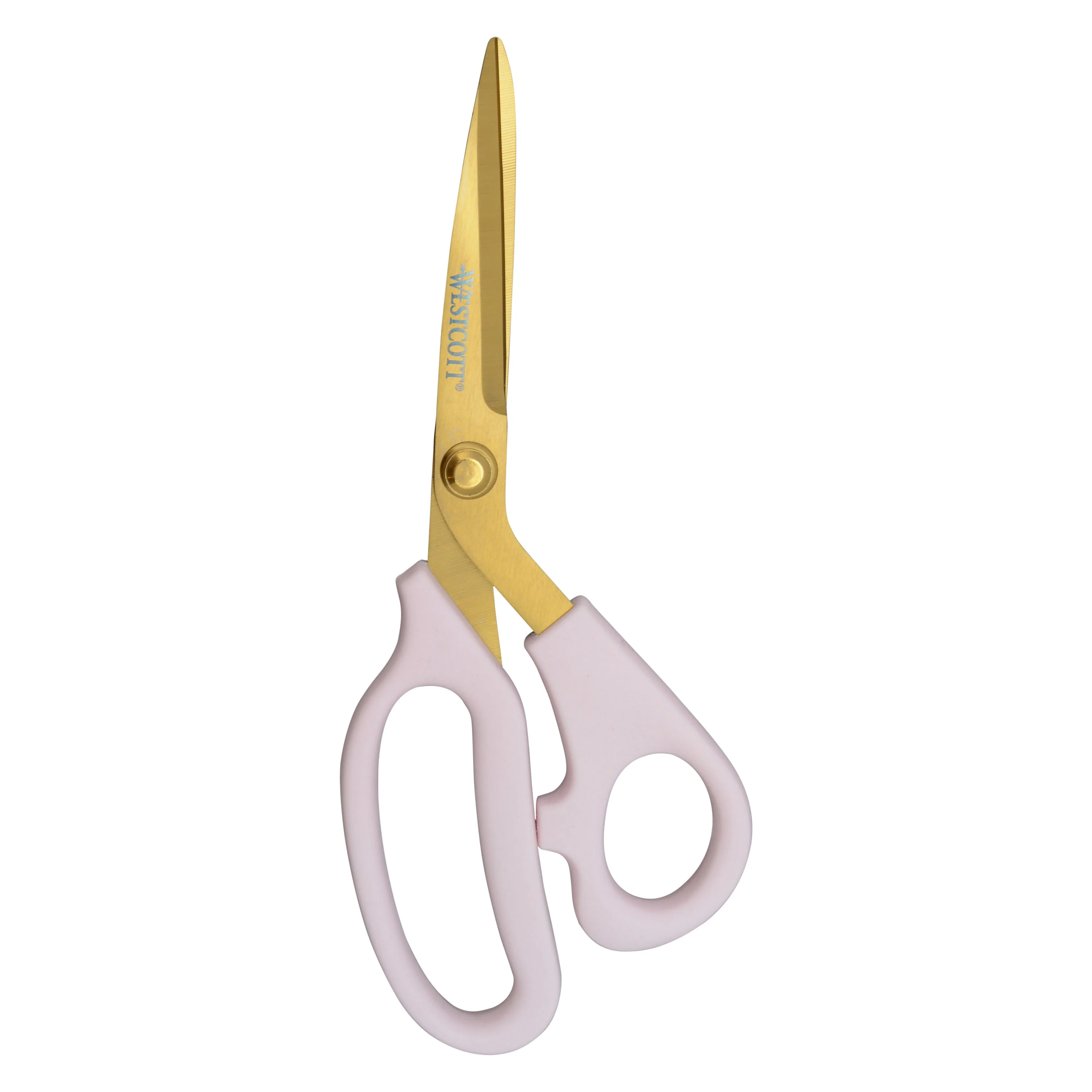 Westcott 8in All Purpose Kitchen Shears, Pink with Gold Blades (00821) - Image 2