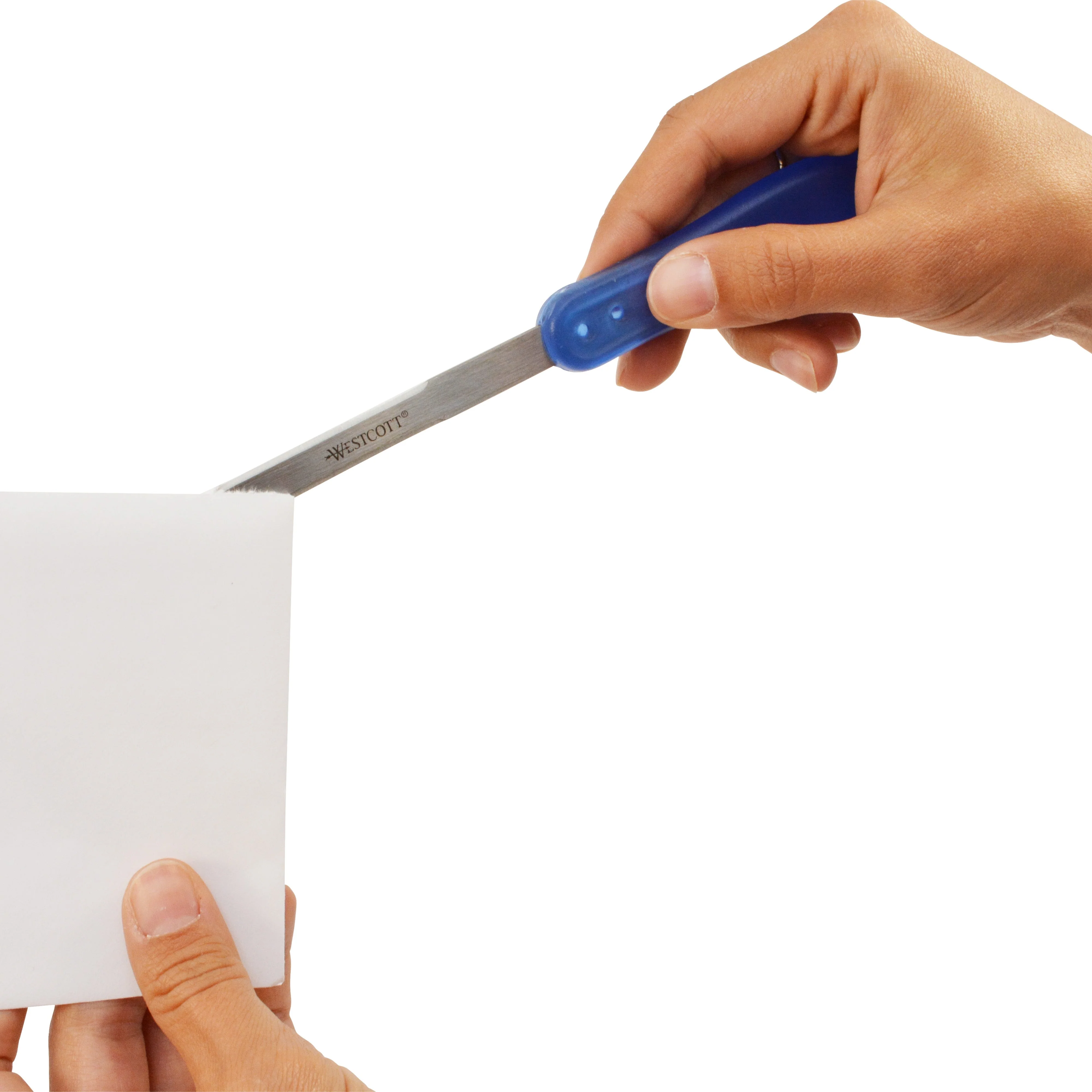 Westcott All Purpose Soft Handle Letter Opener, Blue (13922) - Image 2