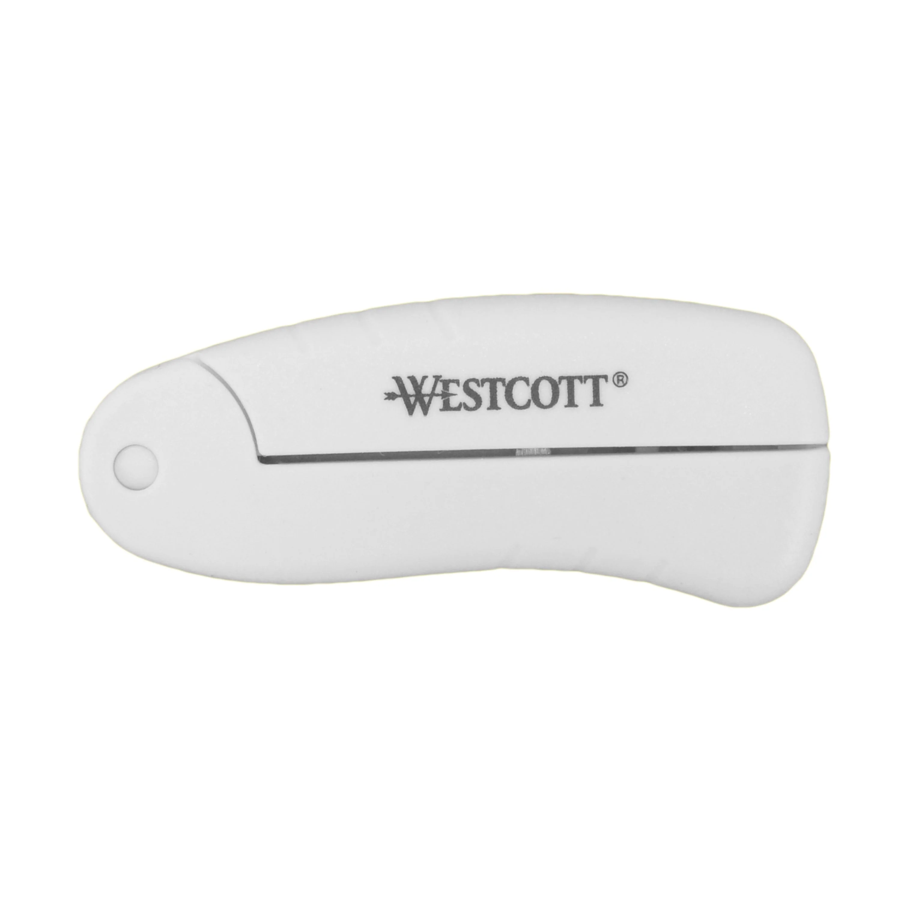 Westcott Folding Scissors and Rotary Cutter, Portable, Titanium Blades and White Handles for Travel, Crafting and Sewing, 2-Piece Set (00733) - Image 8
