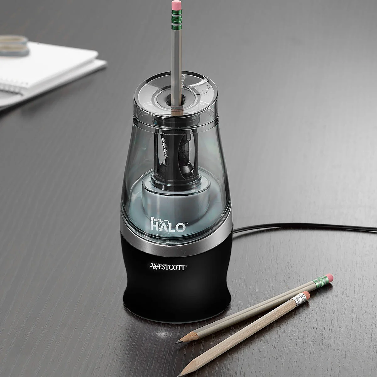 Westcott Halo Electric Pencil Sharpener, Assorted Colors - Image 5