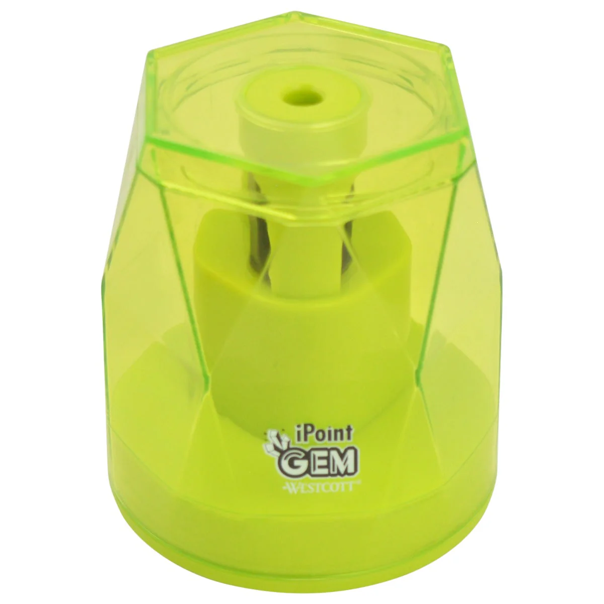 Westcott iPoint® GEM Crystal-Covered Battery Pencil Sharpener, Neon Green (00577-PARENT) - Image 10