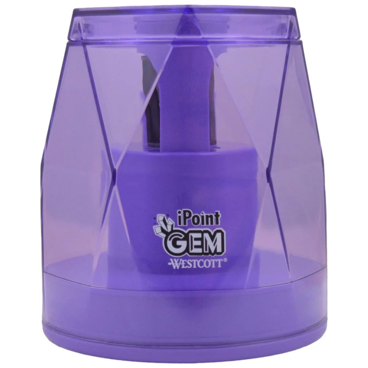 Westcott iPoint® GEM Crystal-Covered Battery Pencil Sharpener, Purple  (00576-PARENT) - Image 10