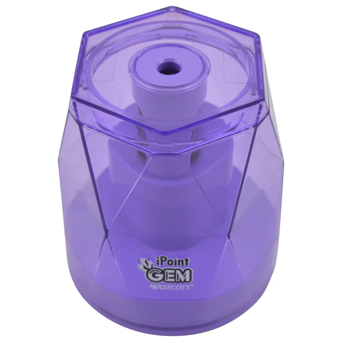 Westcott iPoint® GEM Crystal-Covered Battery Pencil Sharpener, Purple  (00576-PARENT) - Image 11
