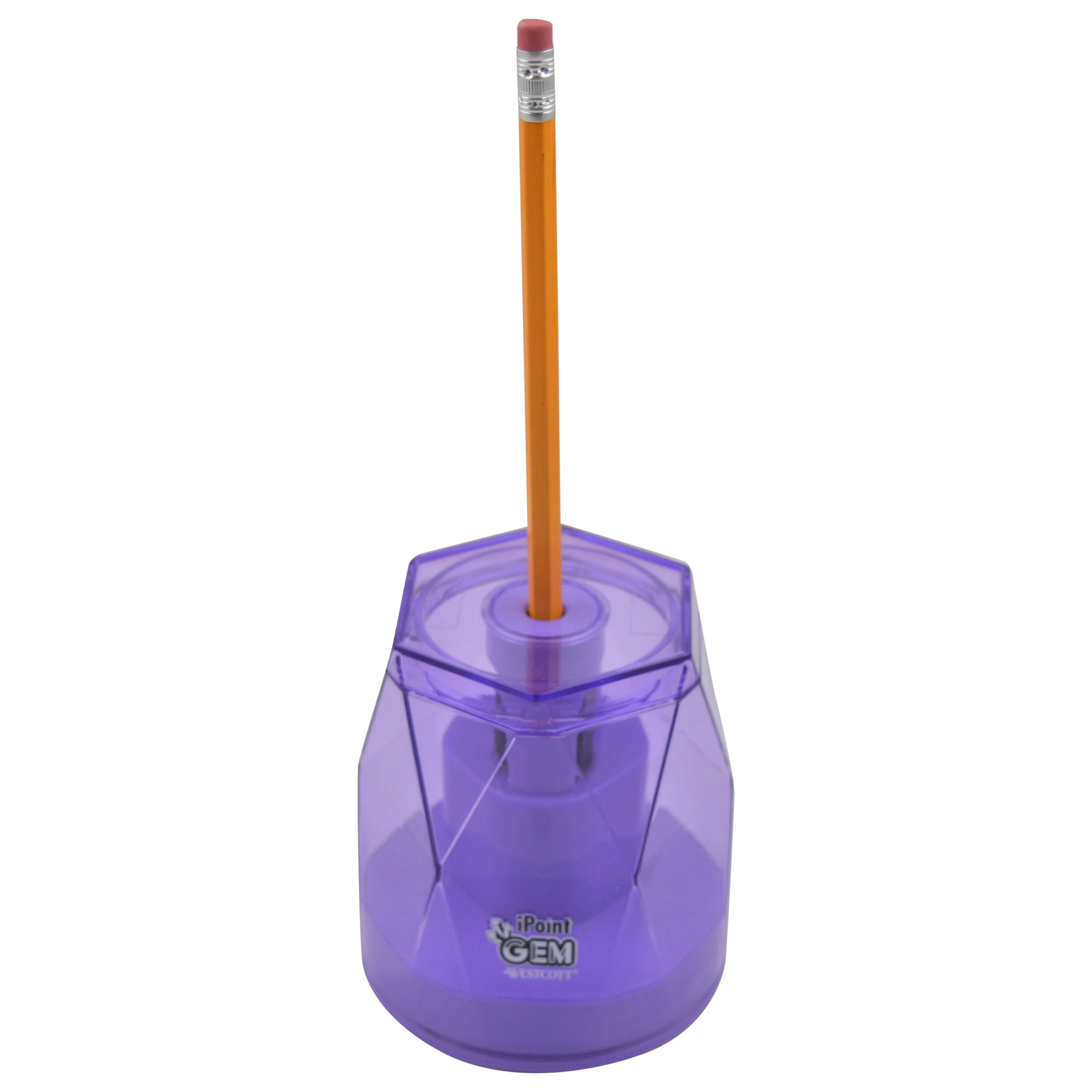 Westcott iPoint® GEM Crystal-Covered Battery Pencil Sharpener, Purple  (00576-PARENT) - Image 13