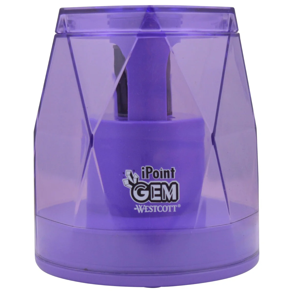 Westcott iPoint® GEM Crystal-Covered Battery Pencil Sharpener, Purple  (00576-PARENT) - Image 7