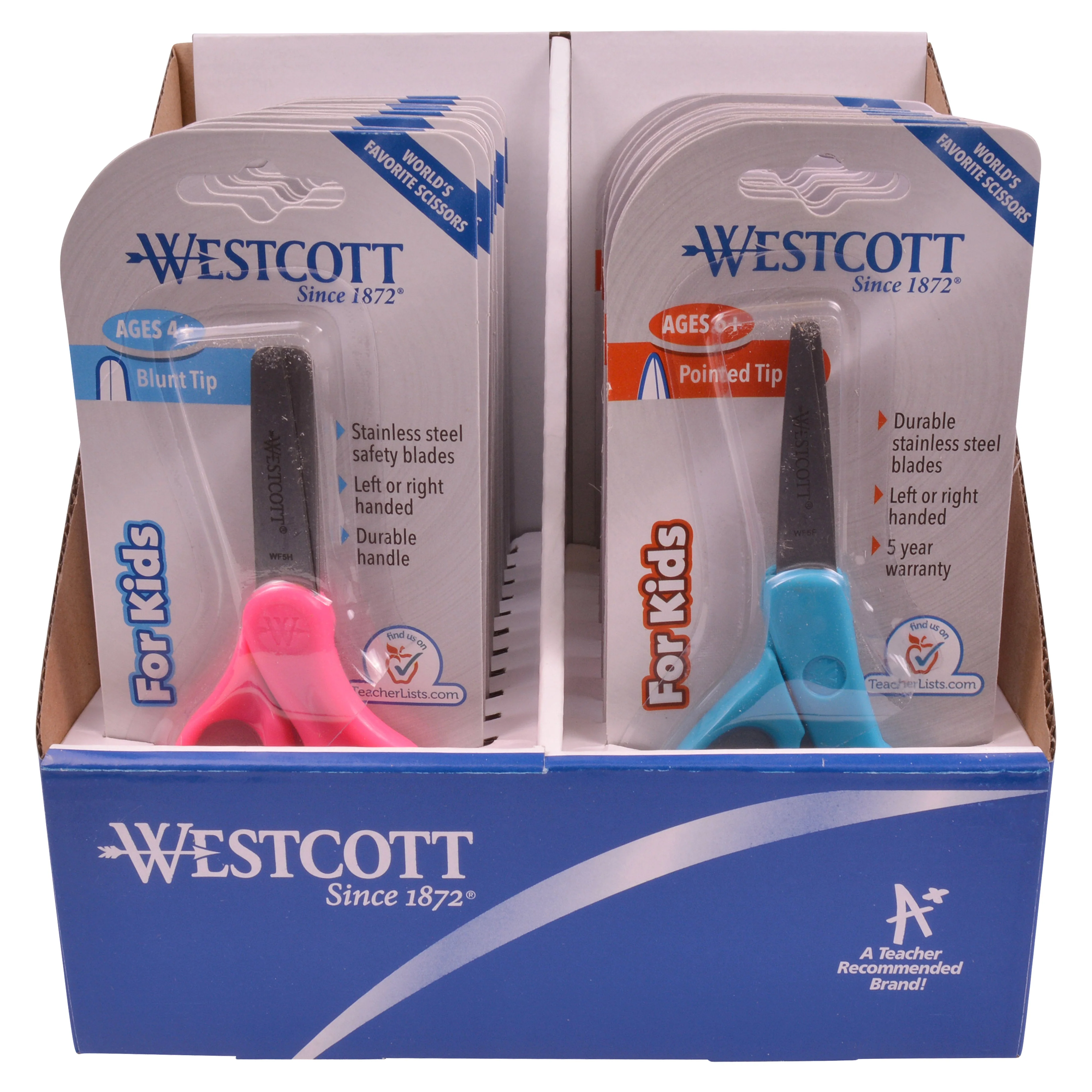 Westcott Kids Value Scissors, 24-Piece Display (66217)