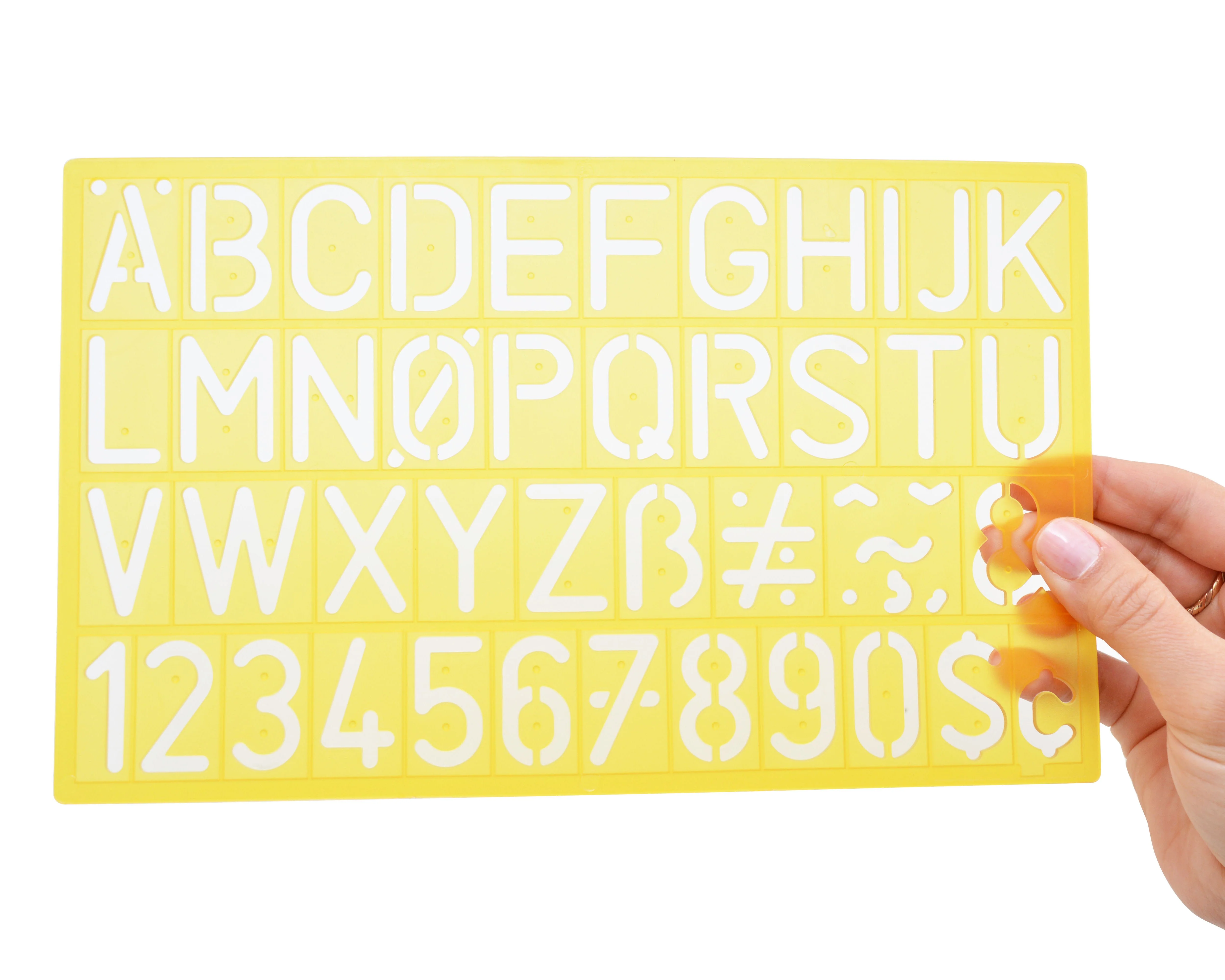 Westcott Letter Stenciling Guides (4 sizes) (02145) - Image 7