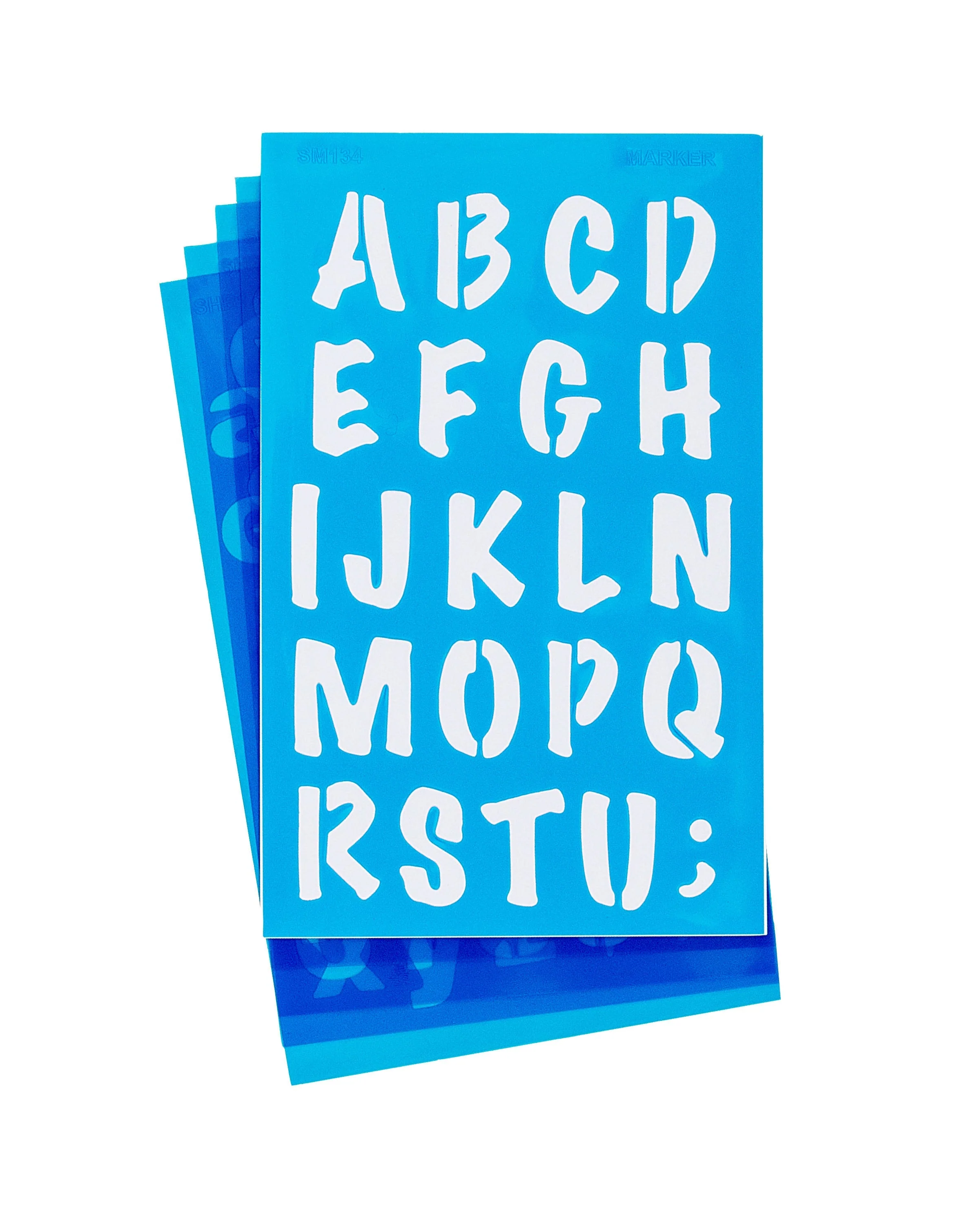 Westcott LetterCraft 3/4" and 1" Stencil (15839)