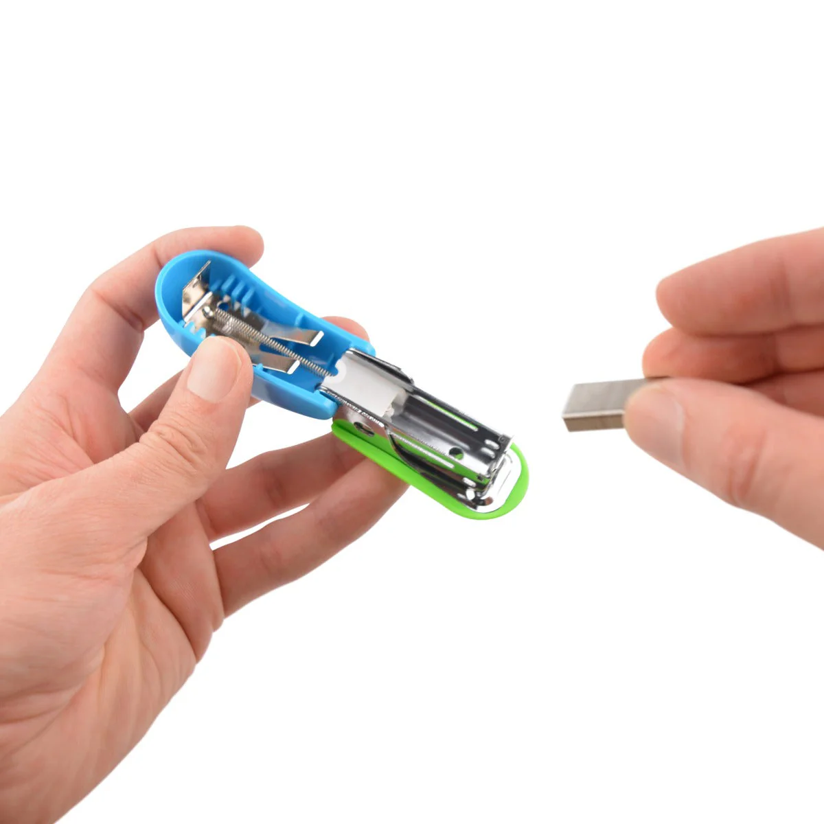 Westcott Mini Anti-Microbial Stapler with Staples, Assorted Colors (14218-PARENT) - Image 10