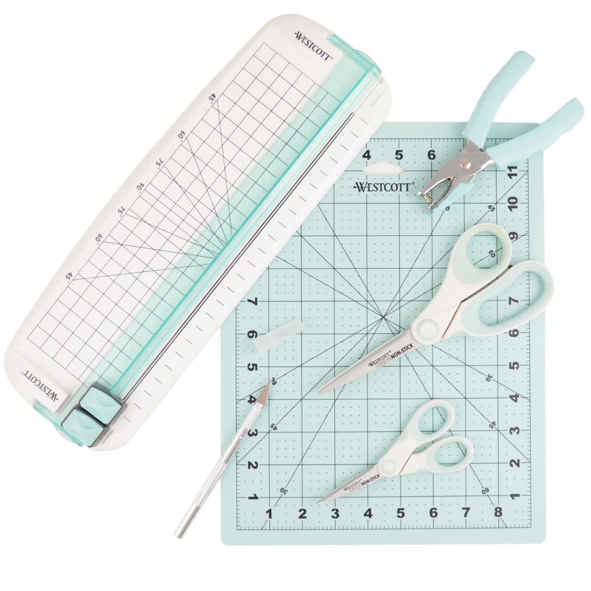 Westcott Paper Crafting Set, 9-Piece (00676)