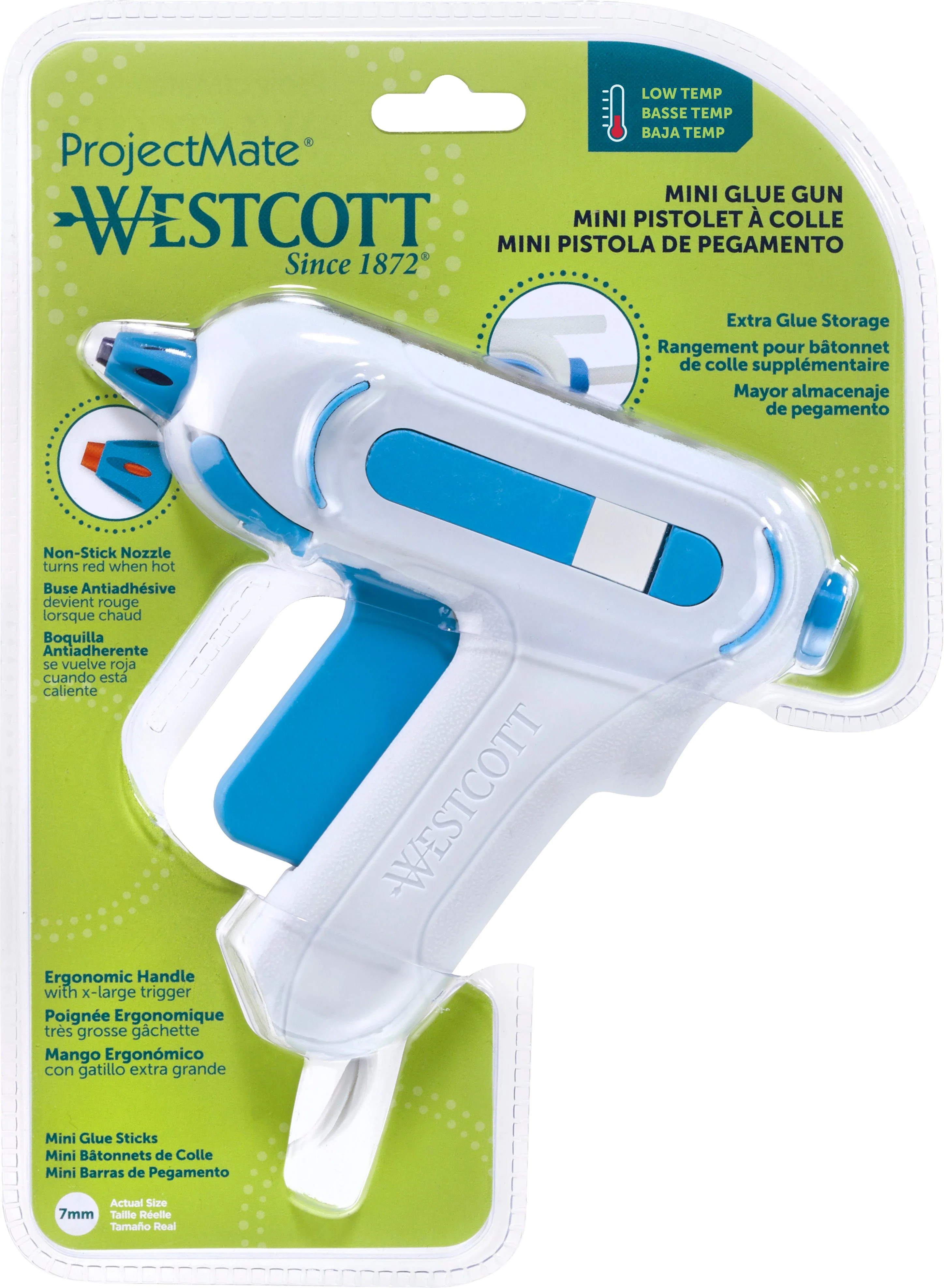 Westcott Premium Safety Mini Hot Glue Gun, Low Temp (16757) - Image 2