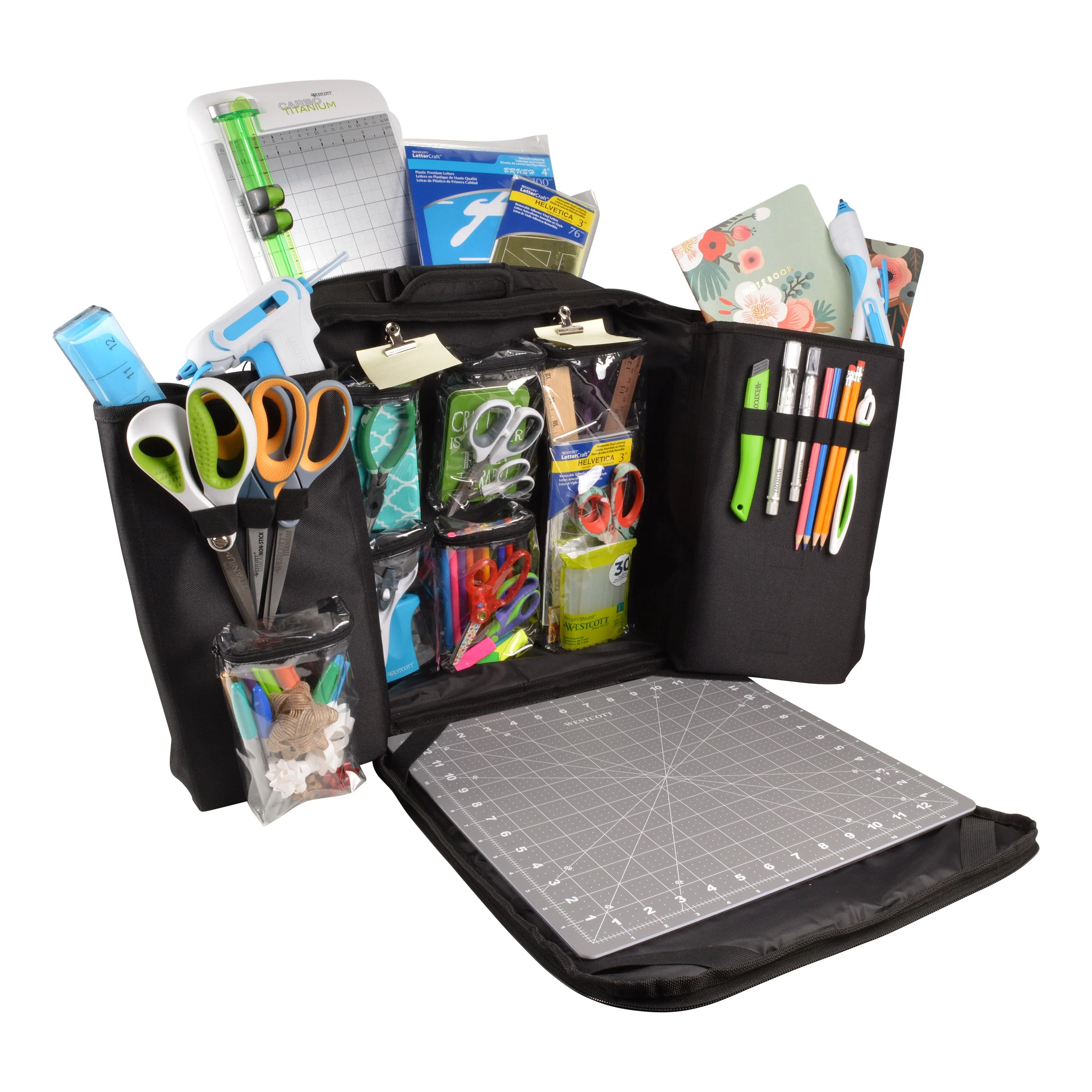 Westcott ProjectMate Traveling WorkStation, Black (17280) - Image 10