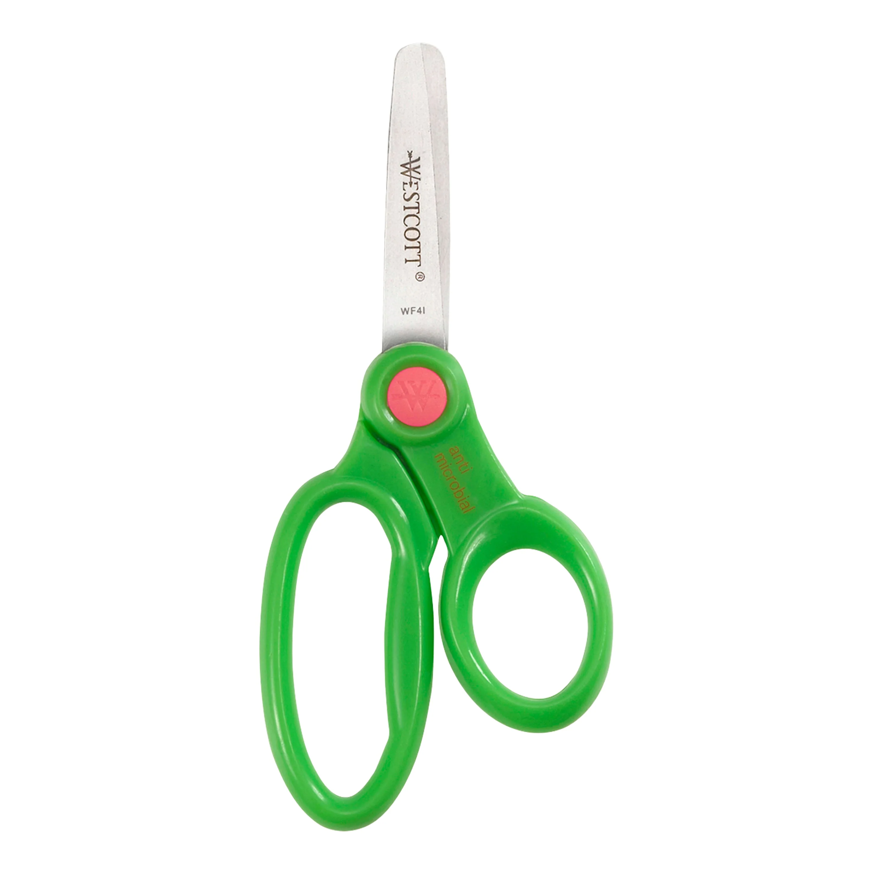 Westcott School Scissor Caddy and Kids Scissors With Anti-microbial Protection, 24 Scissors and 1 Caddy, 5-Inch Blunt (14756) - Image 2