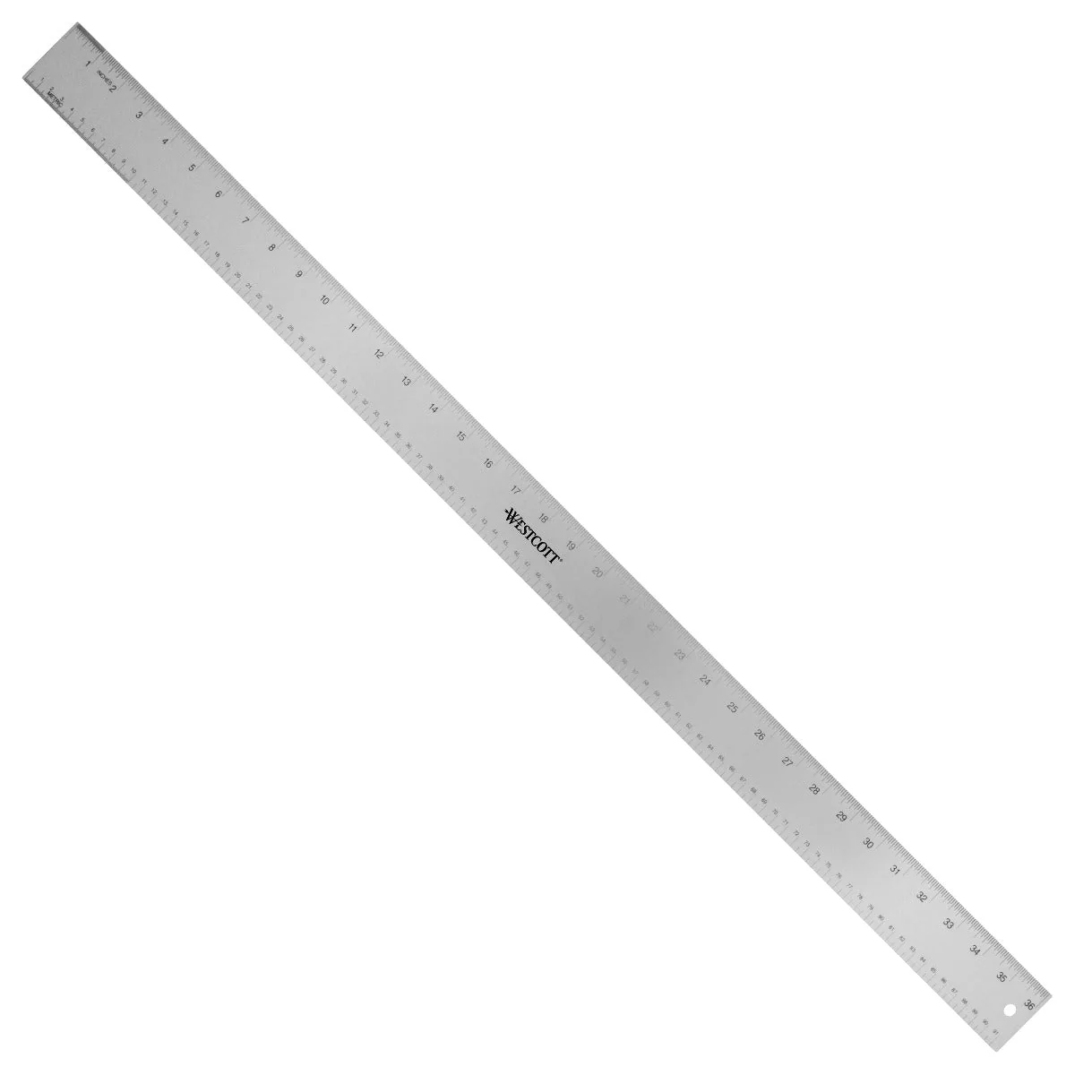 Westcott Stainless Steel Cork Backed Ruler, 36", Inch/Metric (MR-36) - Image 4