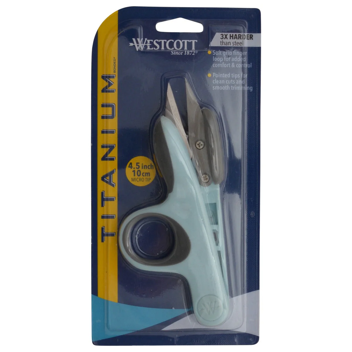 Westcott Titanium Bonded Craft Snips, 4", Thread Snips (15275) - Image 2